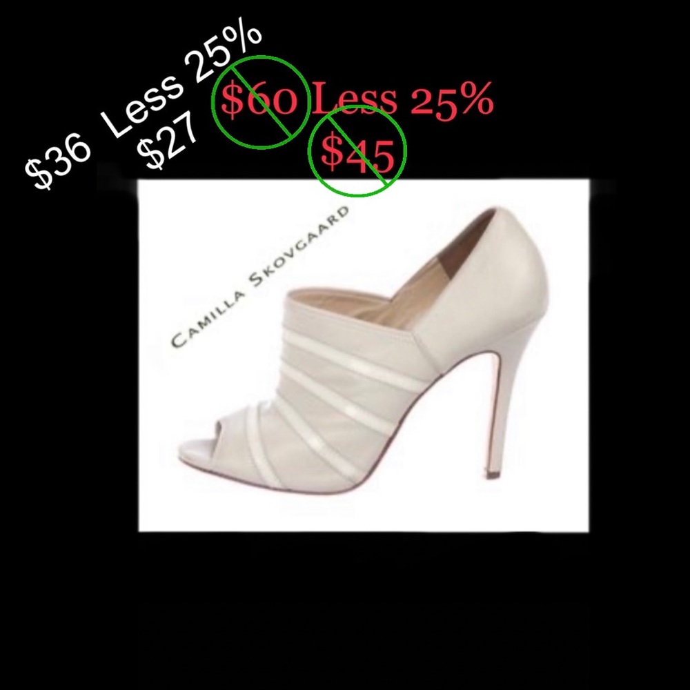 Camilla Skovgaard  4” Booties ($36 - 25%=$27)